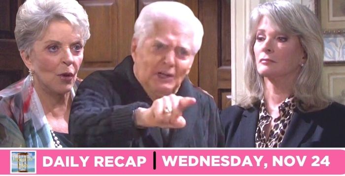 Days of our Lives recap for Wednesday, November 24, 2021