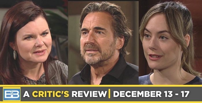 The Bold and the Beautiful Critic's Review December 13-17, 2021