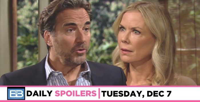 B&B Spoilers for December 7: Ridge Forrester And Brooke Have It Out