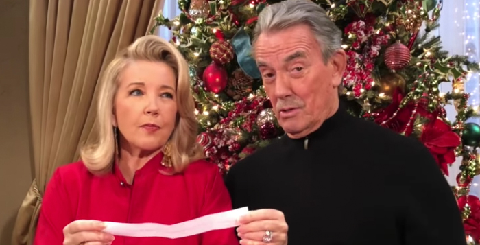 Young and the Restless Melody Thomas Scott Eric Braeden as Nikki Newman and Victor Newman.