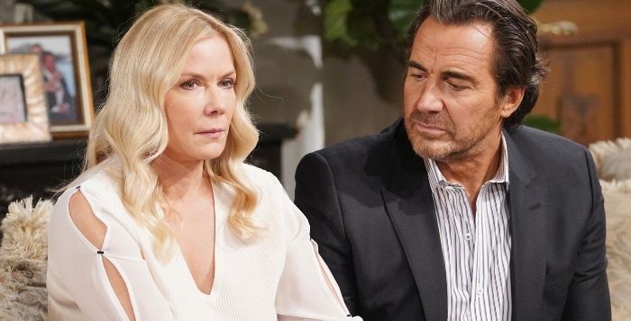 Brooke Logan Forrester and Ridge Forrester on The Bold and the Beautiful