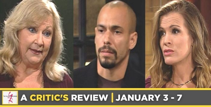 A Critic’s Review of Young and the Restless for January 3 - January 7, 2022