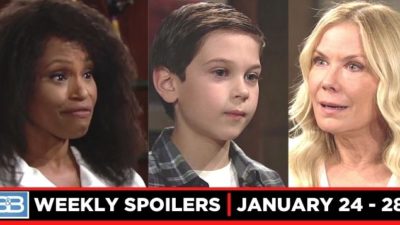 B&B Spoilers for the Week of January 24: Secrets Erupt & Romances Stall