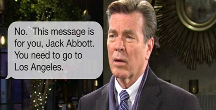 Young and the Restless Texting Jack Abbott