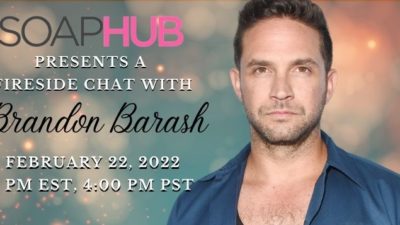 Join Veteran Soap Star Brandon Barash for A Soap Hub Fireside Chat