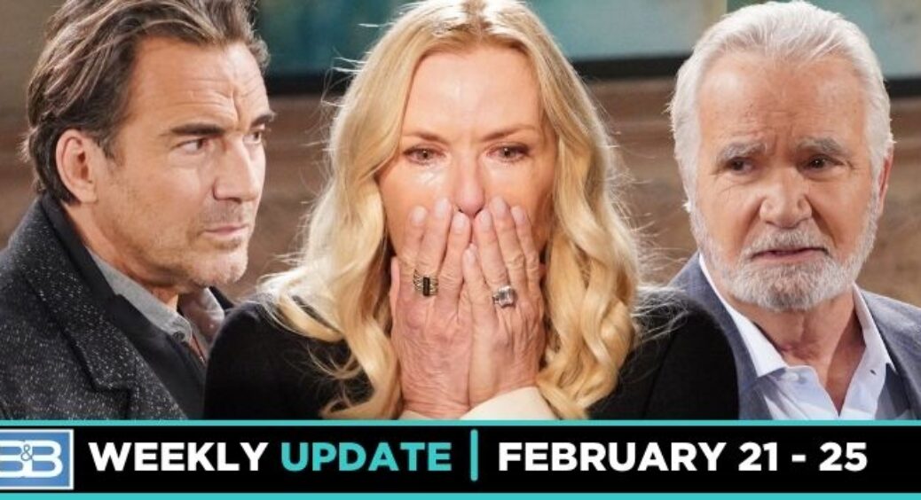 B&B Spoilers Weekly Update: A Shocking Kiss And A Tearful Goodbye