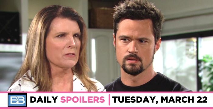 B&B Spoilers For March 22: Prying, Lying, And A Whole Set Of Problems