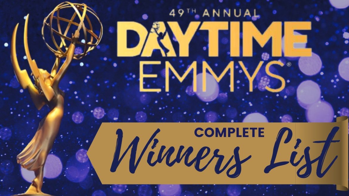 49th Annual Daytime Emmy Awards The Complete List of Winners