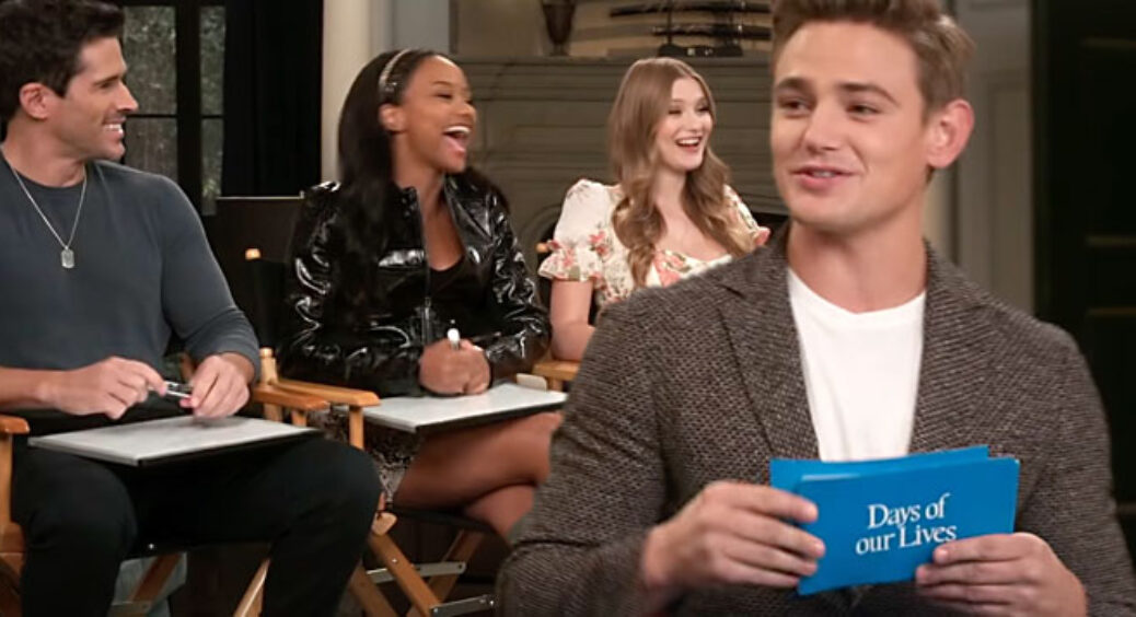 Carson Boatman Hosts Days of our Lives Trivia Game With His Co-Stars