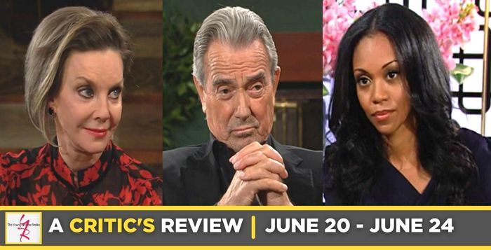 Critic’s Review Of Young and the Restless for June 20 – June 24, 2022