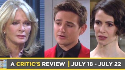 A Critic’s Review of Days of our Lives:  Tough Love & Tough Sell