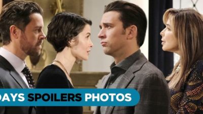 DAYS Spoilers Photos: Chad Confesses, EJ Stresses, And Sarah Pries