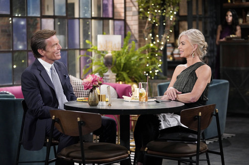 Peter Bergman, Eileen Davidson "The Young and the Restless" Set CBS television City Los Angeles 06/09/22 © Howard Wise/jpistudios.com 310-657-9661 Episode # 12408 U.S. Airdate 07/19/22