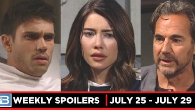 B&B Spoilers for the Week of July 25: Grief, Greed, and Gaslighting