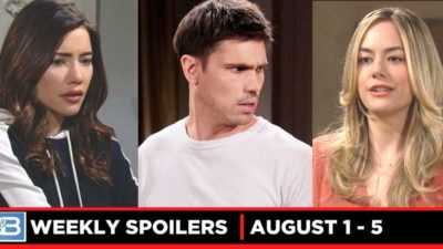 B&B Spoilers for the Week of August 1: Sinn-Ful Joy And Sinister Moves