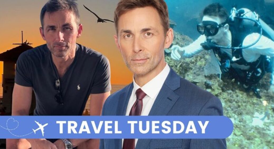 Soap Hub Travel Tuesday: GH’s James Patrick Stuart Goes Under the Sea