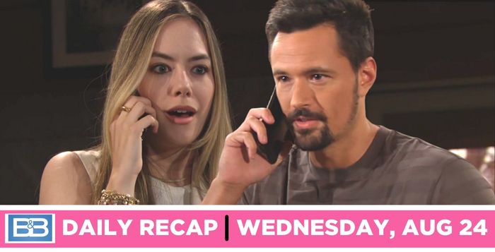 B&B Spoilers Recap For August 24: Hope Melts Down Not Getting Douglas Back