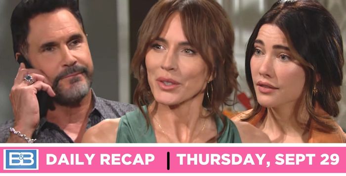 B&B Spoilers Recap For September 29: Bill Offers Steffy And Taylor An ...