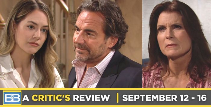 The Bold and the Beautiful Critic's Review for September 12 – September 16, 2022