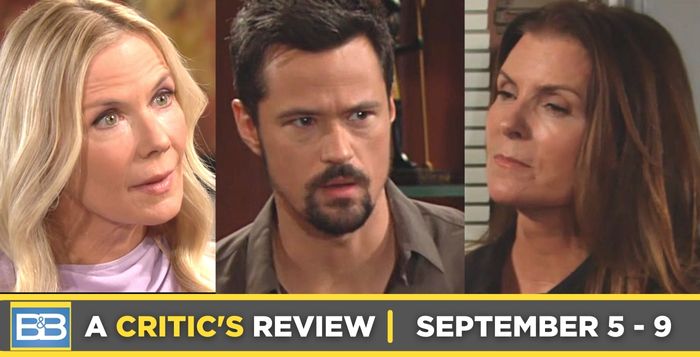 The Bold and the Beautiful Critic's Review for September 5 – September 9, 2022