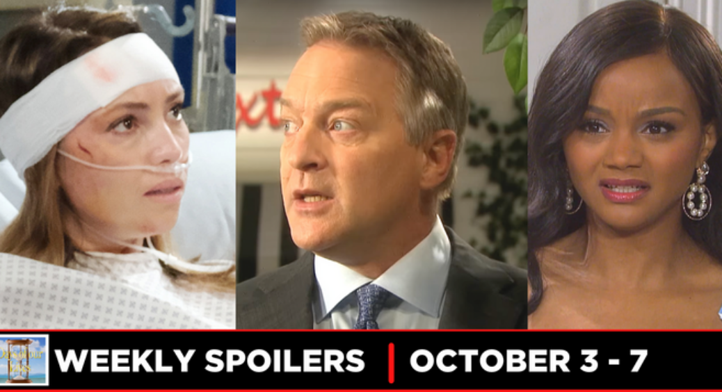 DAYS Spoilers For The Week October 3: Friends, Fear, and Blackmail 