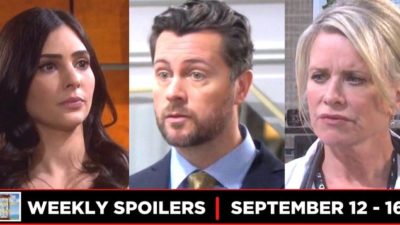 DAYS Spoilers For The Week September 12: Fatal Worries and A Reunion