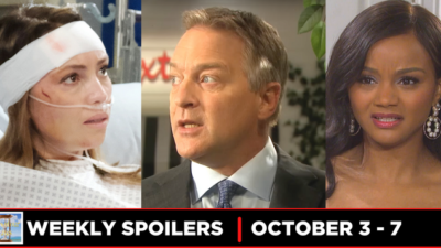 DAYS Spoilers For The Week October 3: Friends, Fear, and Blackmail 