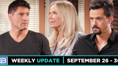 B&B Spoilers Weekly Update: A Big Visit And Hard Questions