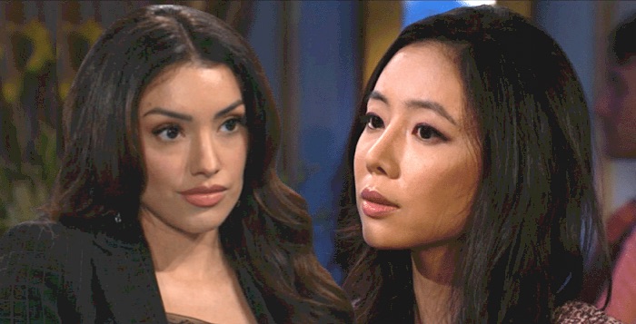 Young and the Restless Allie Nguyen and Audra Charles