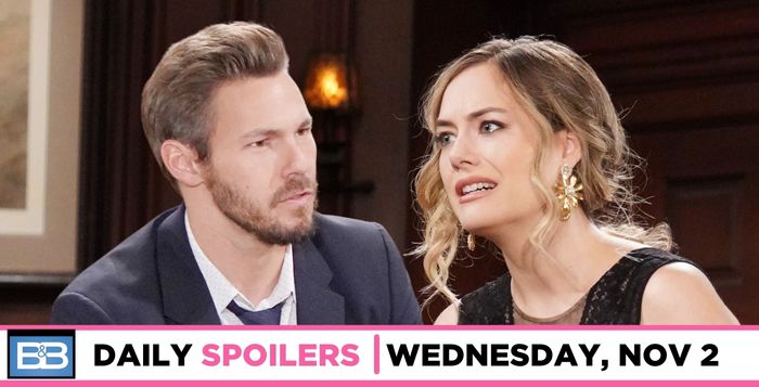 B&B Spoilers for November 2: Liam Spencer Takes A Hard Stance