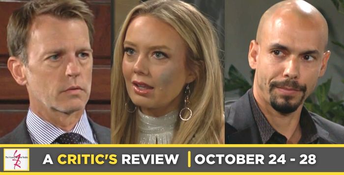 The Young and the Restless Critic's Review for October 24 – October 28, 2022
