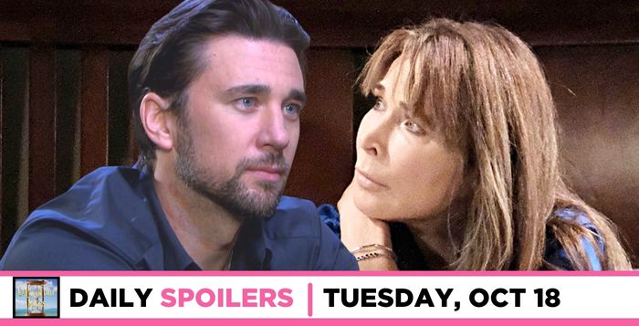 DAYS Spoilers For October 18: Chad Visits A Fastly Deteriorating Kate