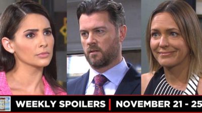 DAYS Spoilers For the Week of November 21: Terror, Surprise, and Death