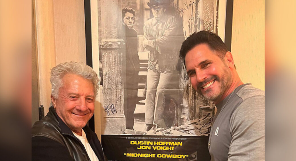 B&B’s Don Diamont Welcomes Dustin Hoffman Into His Home