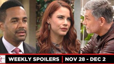 Y&R Spoilers For The Week of November 28: Reconciliation, Danger & Fatal Warning