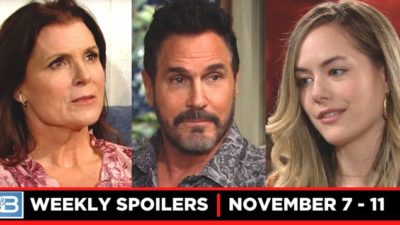 B&B Spoilers for the Week of November 7: A Bitter End And Shaky Romances