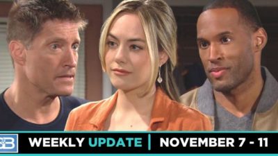 B&B Spoilers Weekly Update: An Unexpected Moment & Impromptu Visit