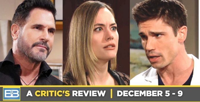 The Bold and the Beautiful Critic's Review for December 5 – December 9, 2022