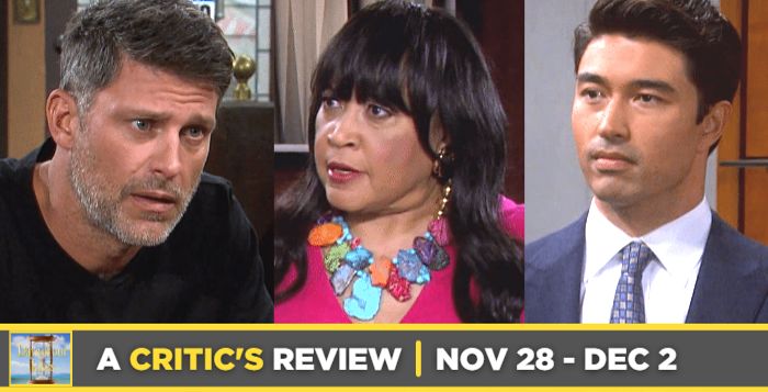 Days of our Lives Critic's Review for November 28 – December 2, 2022