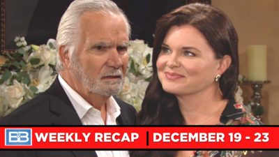 The Bold and the Beautiful Recaps: Stymied Manhunt, Declarations & A Kiss