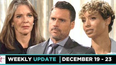 Y&R Spoilers Weekly Update: A Rivalry & An Unexpected Christmas Gift