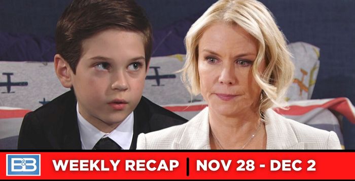 The Bold and the Beautiful recaps for November 28 – December 2, 2022,