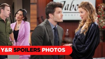 Y&R Spoilers Photos: A Blue Christmas And Scheming