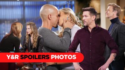 Y&R Spoilers Photos: Confrontations And A Big Kiss