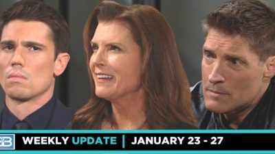 B&B Spoilers Weekly Update: A Confrontation & A Visit