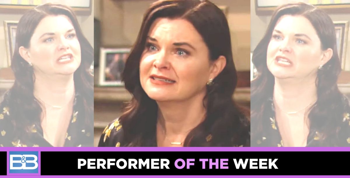 heather tom the bold and the beautiful performer of the week logo
