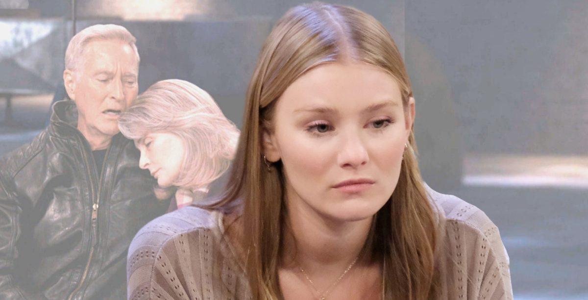 days spoilers allie horton looking pensive as john sits with a dying marlena on the hospital roof