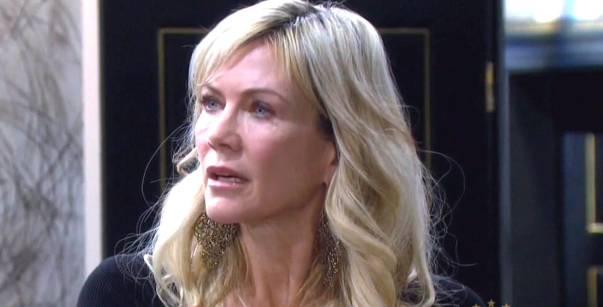 days of our lives kristen dimera standing against a wall
