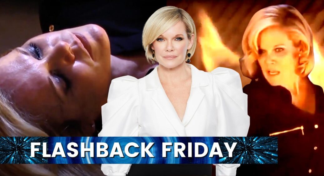 General Hospital Flashback Friday: Maura West Recalls Ava On Fire