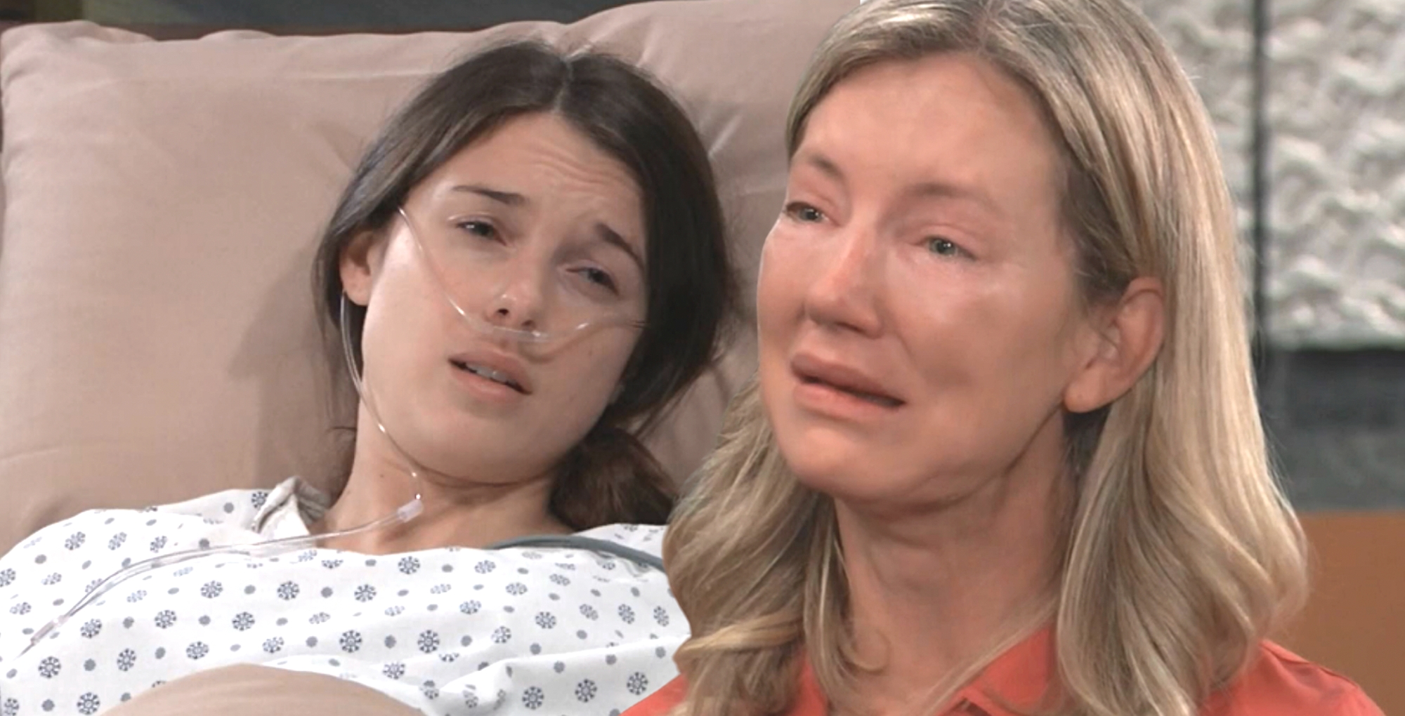 willow tait lays in general hospital dying but it isn't nina reeves saving her